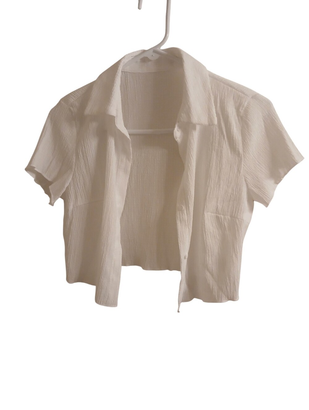 Crop Button Up XS